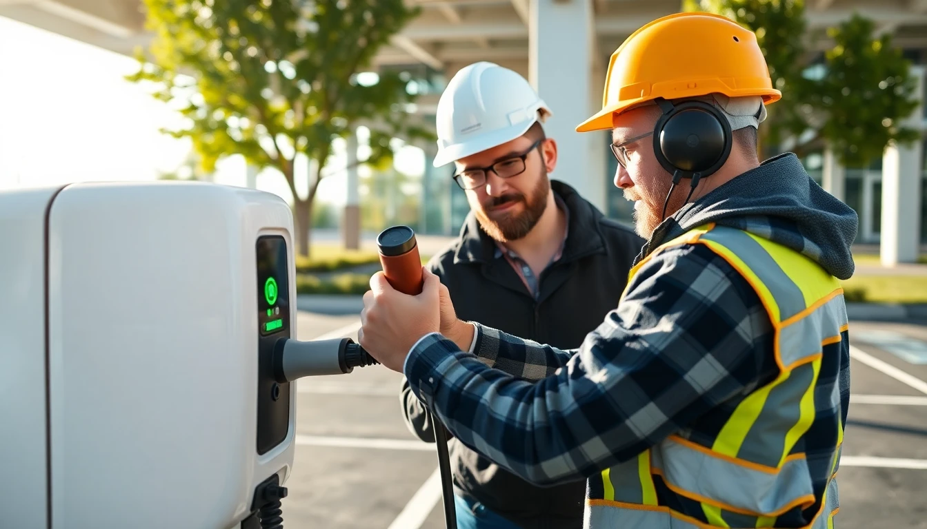 Workplace EV Charger Installation