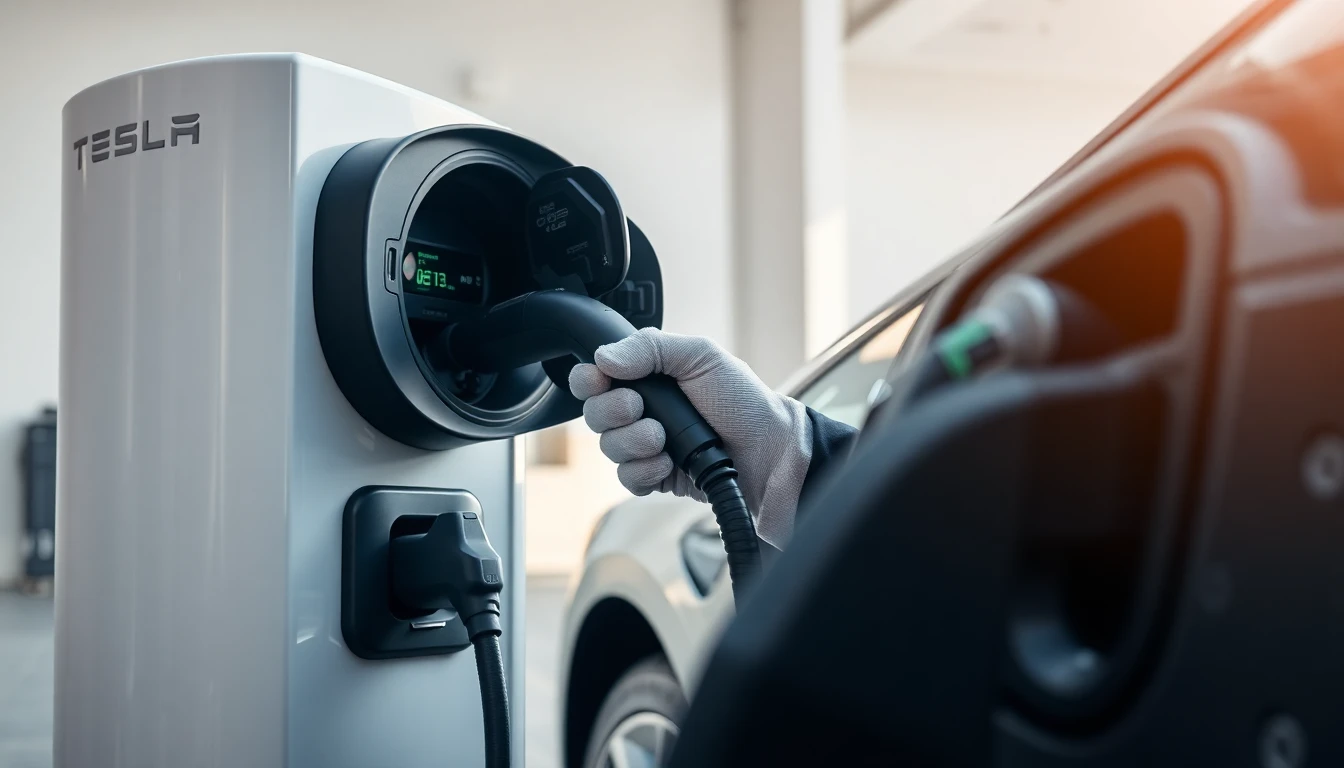 Tesla EV Charger Installation